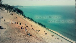 Sleeping Bear Dunes near Traverse City on Lake Michigan